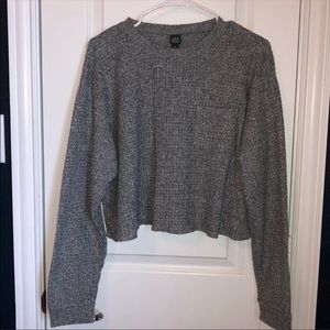 [Wild Fable] Waffle Knit Crop Thermal